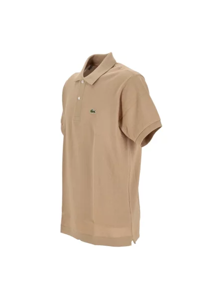 Koszulka polo Lacoste klasyczna z krótkim rękawem beżowa