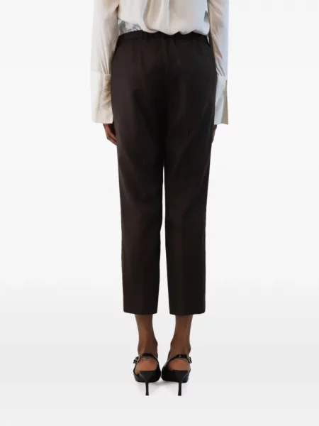 Decupat pantaloni Theory maro