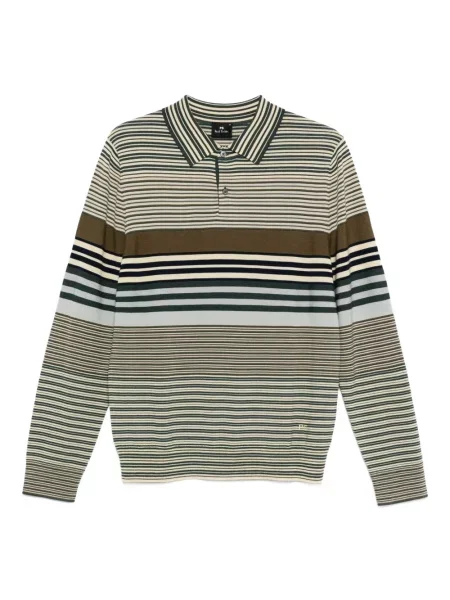 Polo Ps Paul Smith cu dungi verde