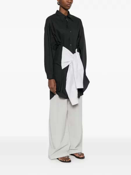 Cămașă Mm6 Maison Margiela cu dungi negru