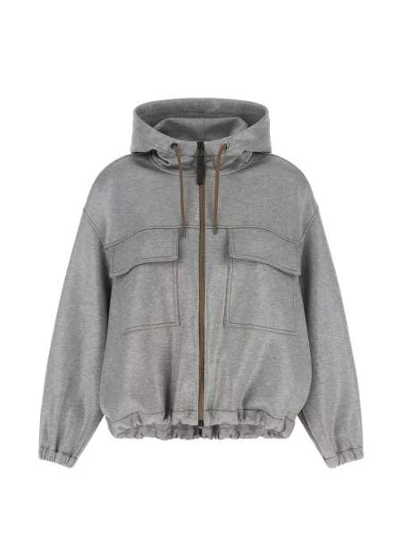 Geacă bomber Brunello Cucinelli gri