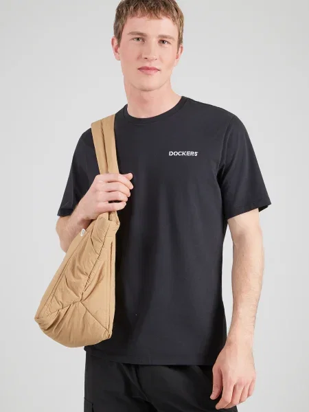 Dockers Tricou negru alb