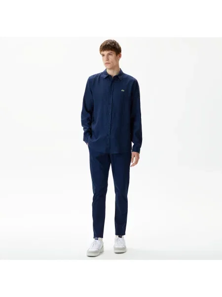 Lacoste Spodnie Lacoste granatowe