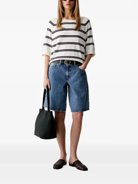 Scurt top Marc O'polo alb