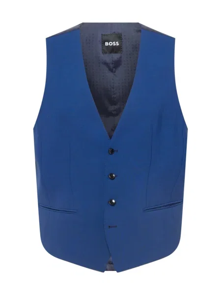 BOSS Black Vestă de costum Huge azuriu / albastru închis negru