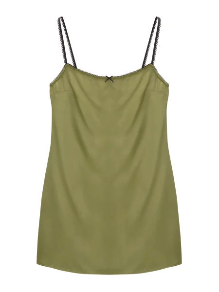 Pull&Bear Rochie de vară verde kiwi negru