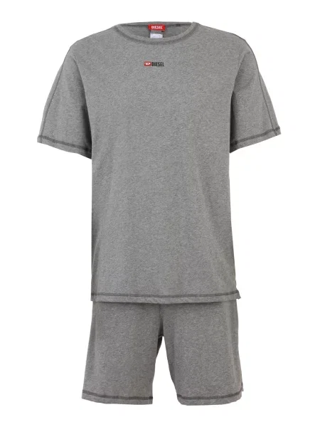 DIESEL Pijama scurtă ADAM-D-CORE amestecat gri