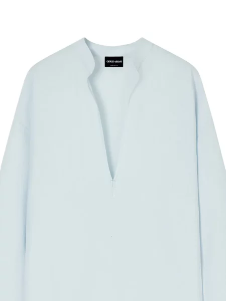 Blúzka Giorgio Armani modrá