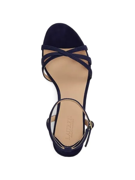 Sandale Lauren Ralph Lauren din piele albastru