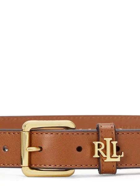 Шкіряний Lauren Ralph Lauren коричневий