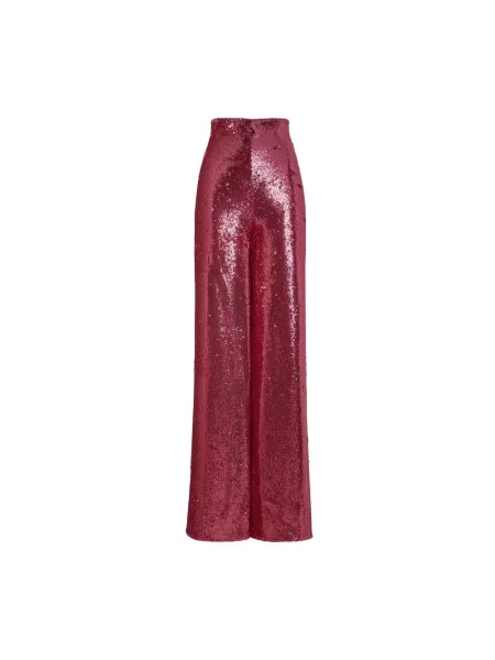 Długie spodnie Philipp Plein różowe
