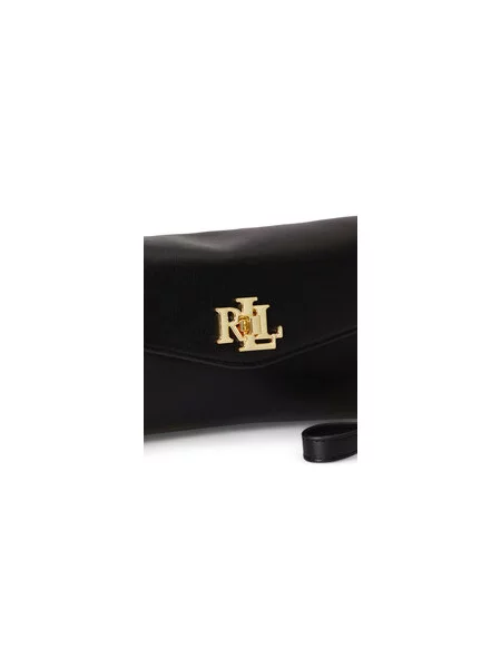 Lauren Ralph Lauren Torba za čez ramo zlata črna