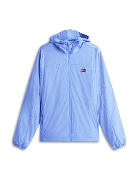 Tommy Jeans Prehodna jakna CHICAGO nebeško modra