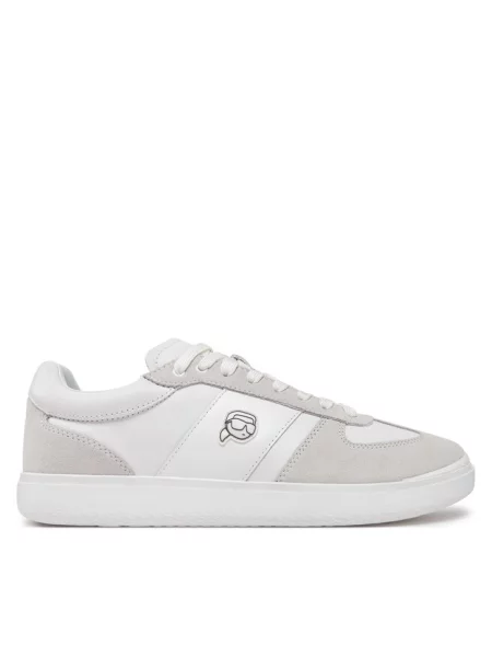 Sneakersy KARL LAGERFELD białe