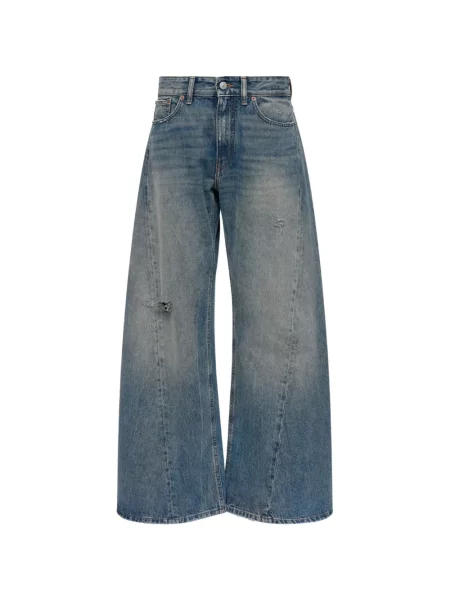 Blugi cu picior larg Mm6 Maison Margiela albastru