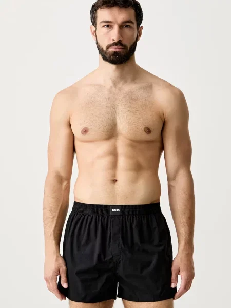BOSS bokserki luźne 2P Boxer S. CW Peach beżowe