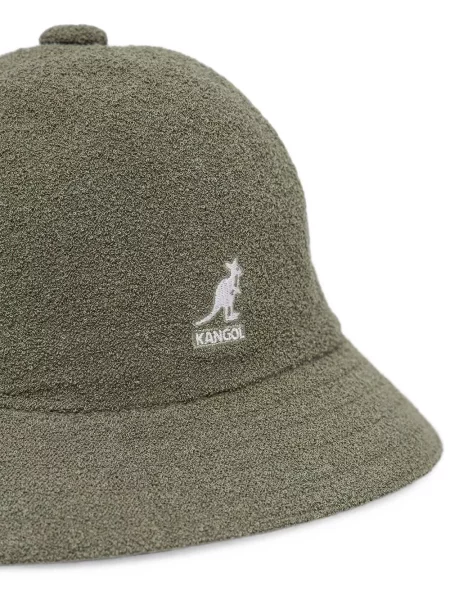 Pălărie Kangol din material terry verde
