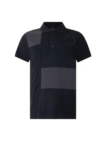 Koszulka polo Diesel czarna