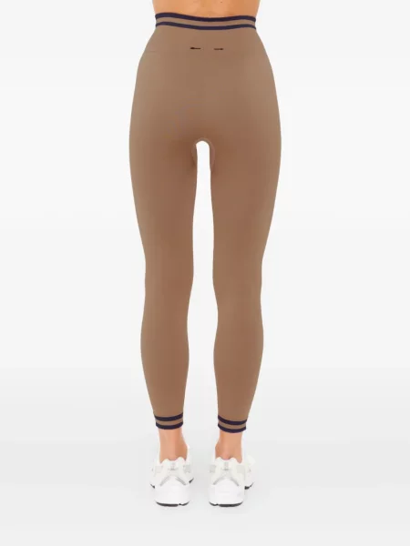 Leggings The Upside cu dungi maro