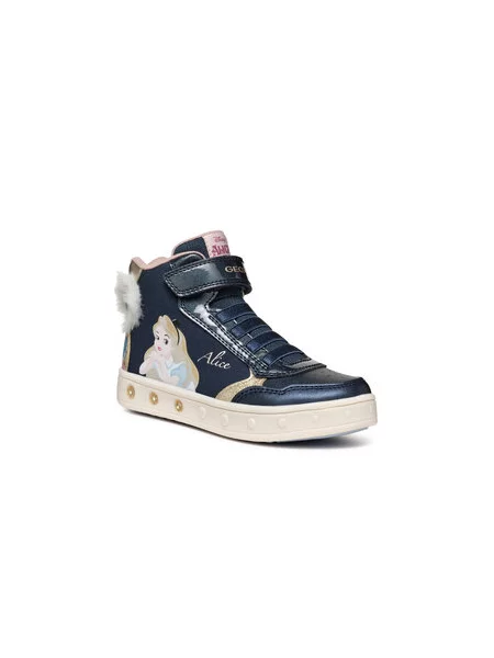 Sneakersy Geox J Skylin Girl M Tmavomodrá
