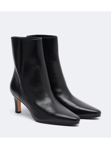Cizme scurte Veronica Beard din piele negru