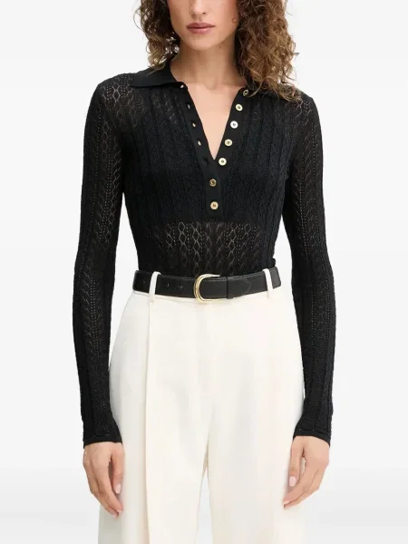 Polo Elisabetta Franchi tricotate negru