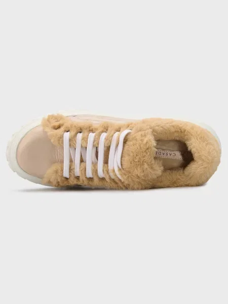 Кеды Casadei бежевые