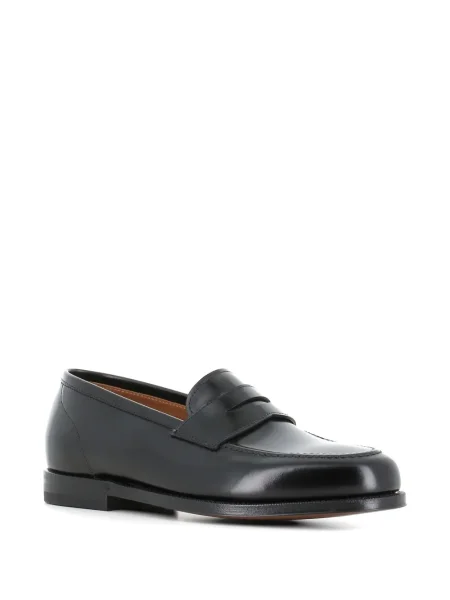 Kožne remenčić loaferice Green George crna