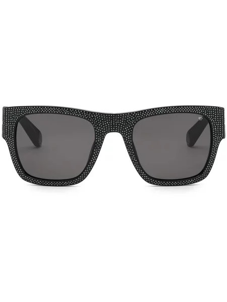 Ochelari de soare Philipp Plein Eyewear de cristal negru