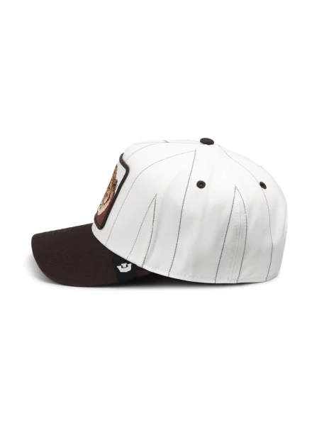 Goorin Bros czapka z daszkiem Pinstripe Lion biała