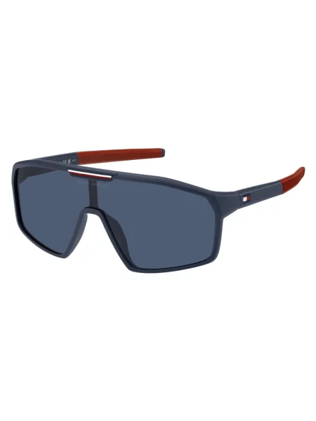 Okulary przeciwsłoneczne Tommy Hilfiger niebieskie