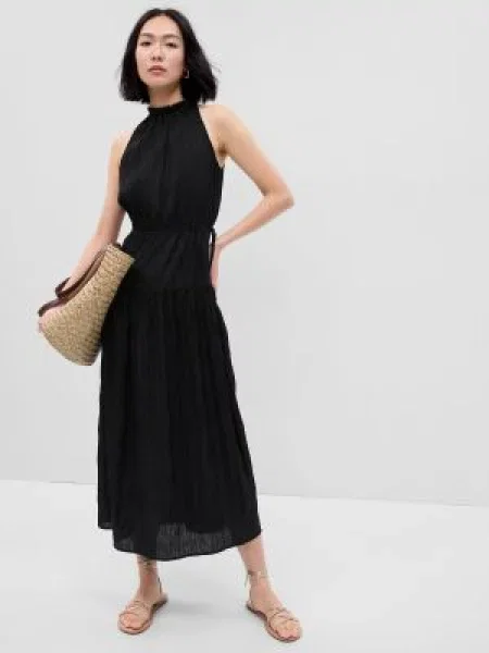 Sukienka bez rękawów Gap bez rękawów garniturowa czarna
