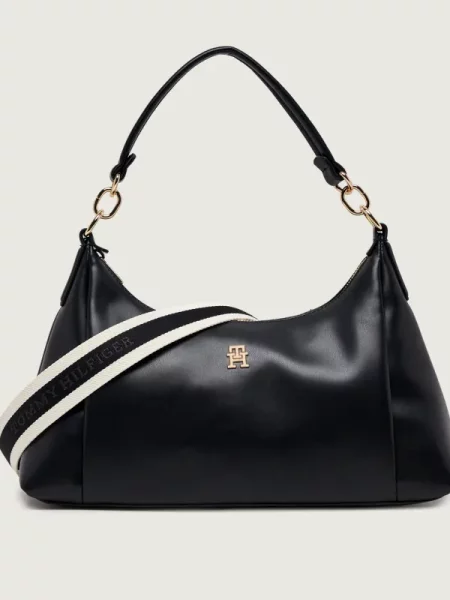 Tommy Hilfiger Geantă pe umăr TH ESSENTIAL negru