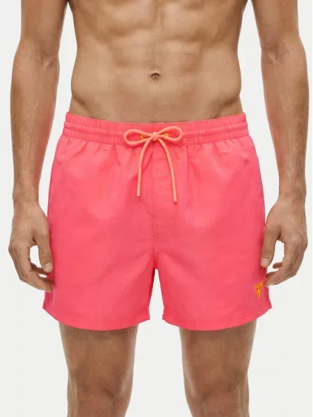 Guess Pantaloni scurți pentru înot SHORT roz