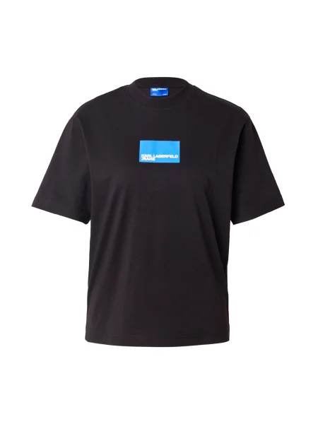 KARL LAGERFELD JEANS Tricou albastru deschis / negru alb