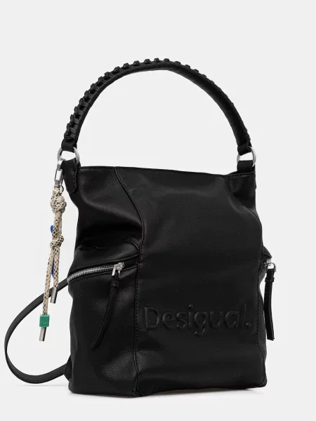 Рюкзак Desigual HALF LOGO ARICA малий однотонний чорний