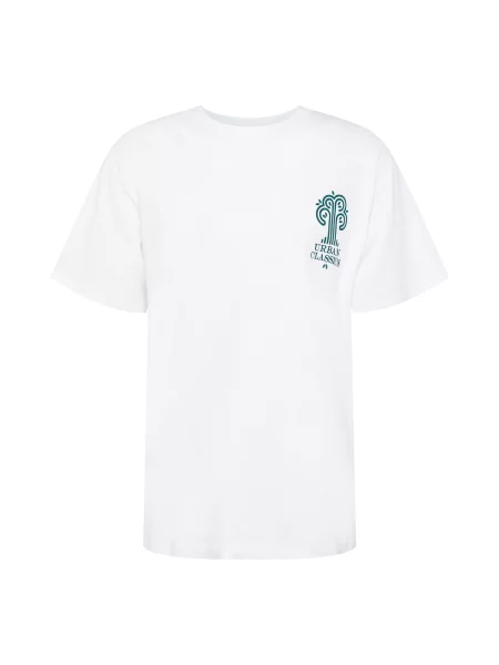 Urban Classics Tricou / turcoaz alb