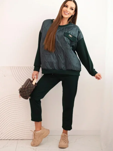 Komplet dresowy Kesi Włoski zielony