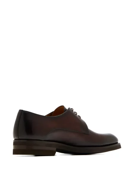 Pantofi derby Magnanni din piele maro