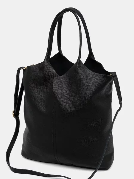 Geanta de piele Answear.lab din piele negru