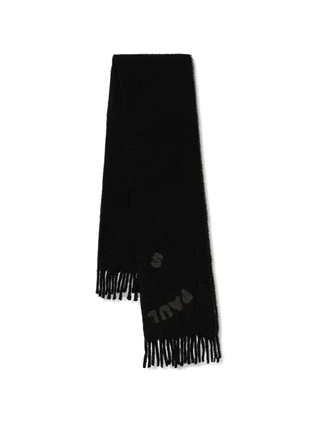 Fular Paul Smith cu franjuri negru