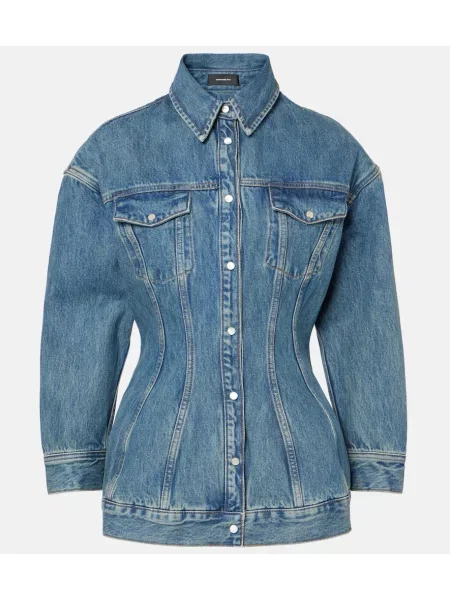 Geacă de blugi Wardrobe.nyc albastru