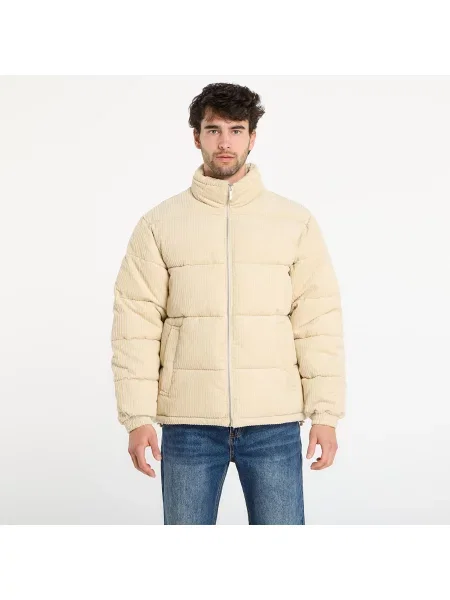 Μπουφάν Karl Kani Signature Corduroy Puffer Jacket Beige M μπεζ
