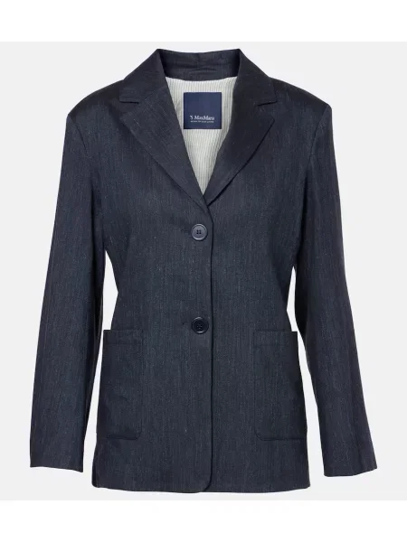 Sacou 's Max Mara de in albastru