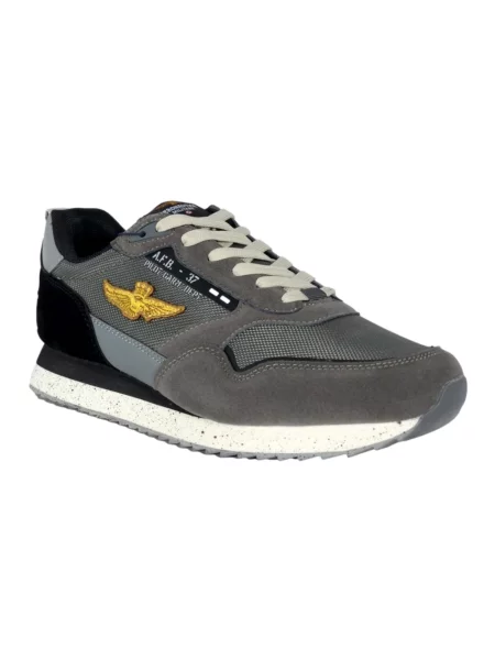 Sneakersy Aeronautica Militare szare