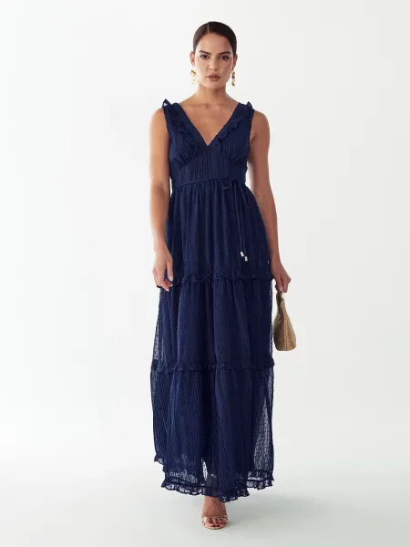 St MRLO Rochie Denison marin albastru