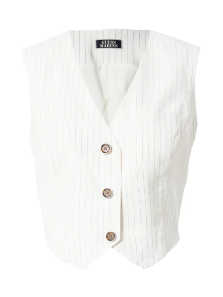GUESS Vestă DINA ecru negru
