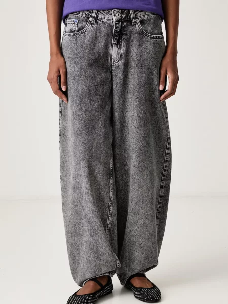 Karl Lagerfeld Jeans blugi relaxed fit pentru femei gri