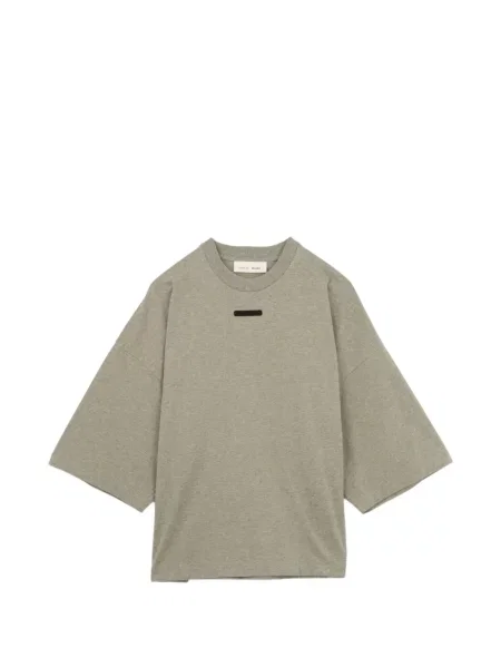 Tricou Essentials cu autograf gri