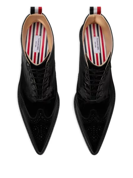 Botine Thom Browne din piele negru